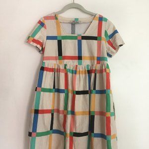 Billie Dress Chunky Windowpane *modified*